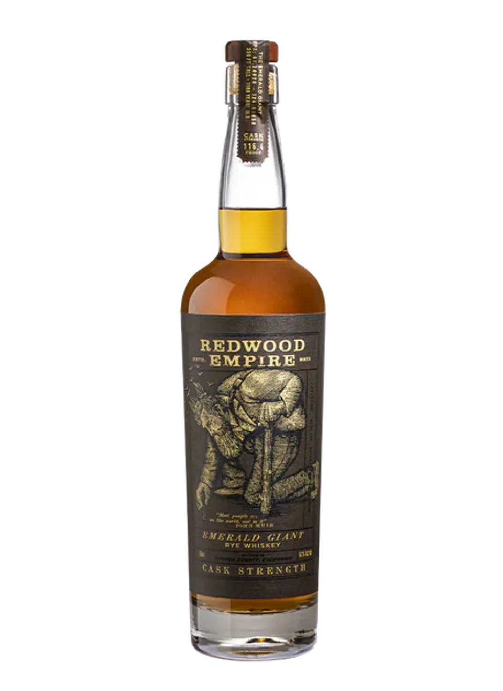 Redwood Empire Emerald Giant Rye Whiskey 750ml