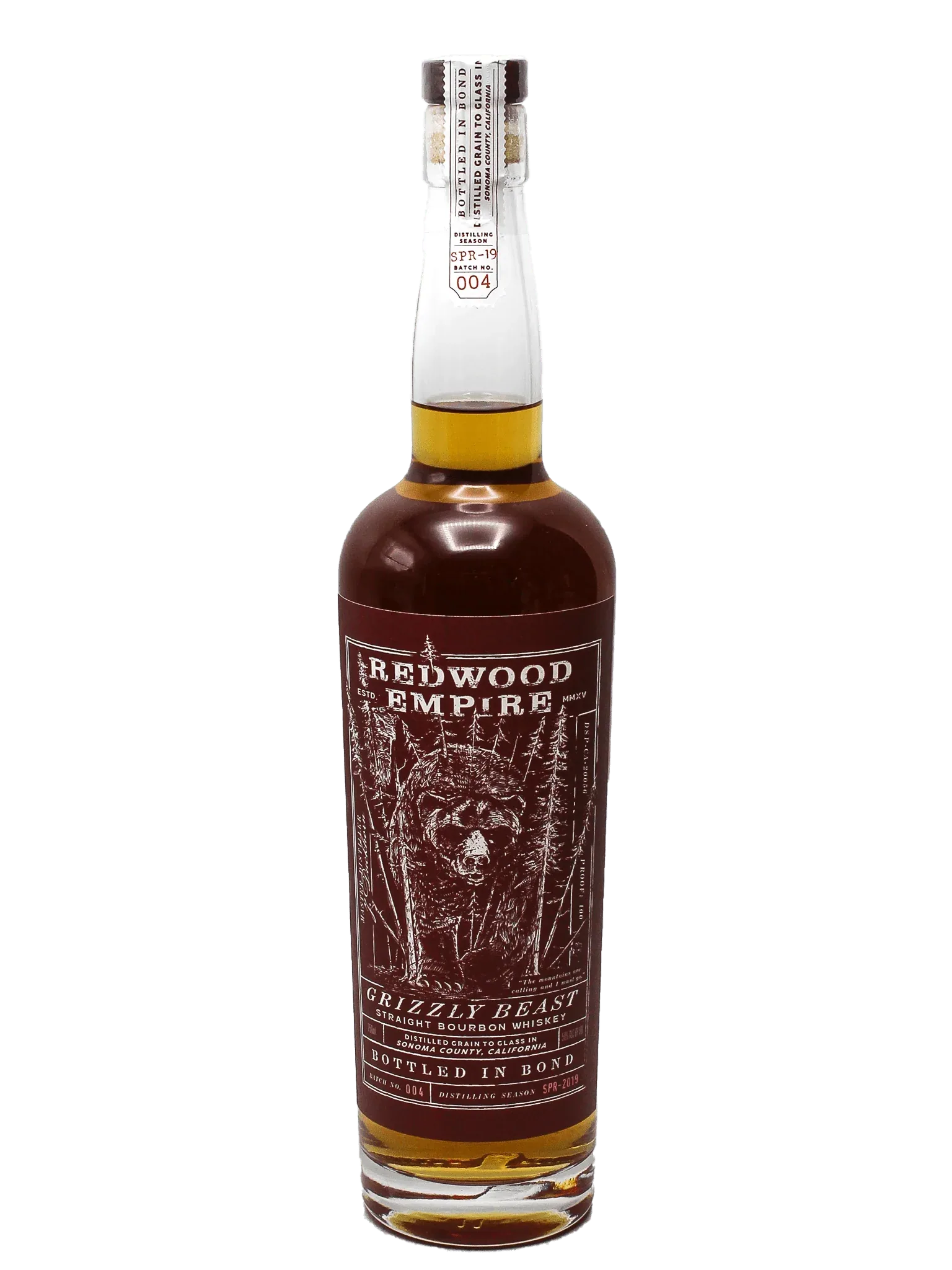 Redwood Empire Grizzly Beast Bourbon 750ml