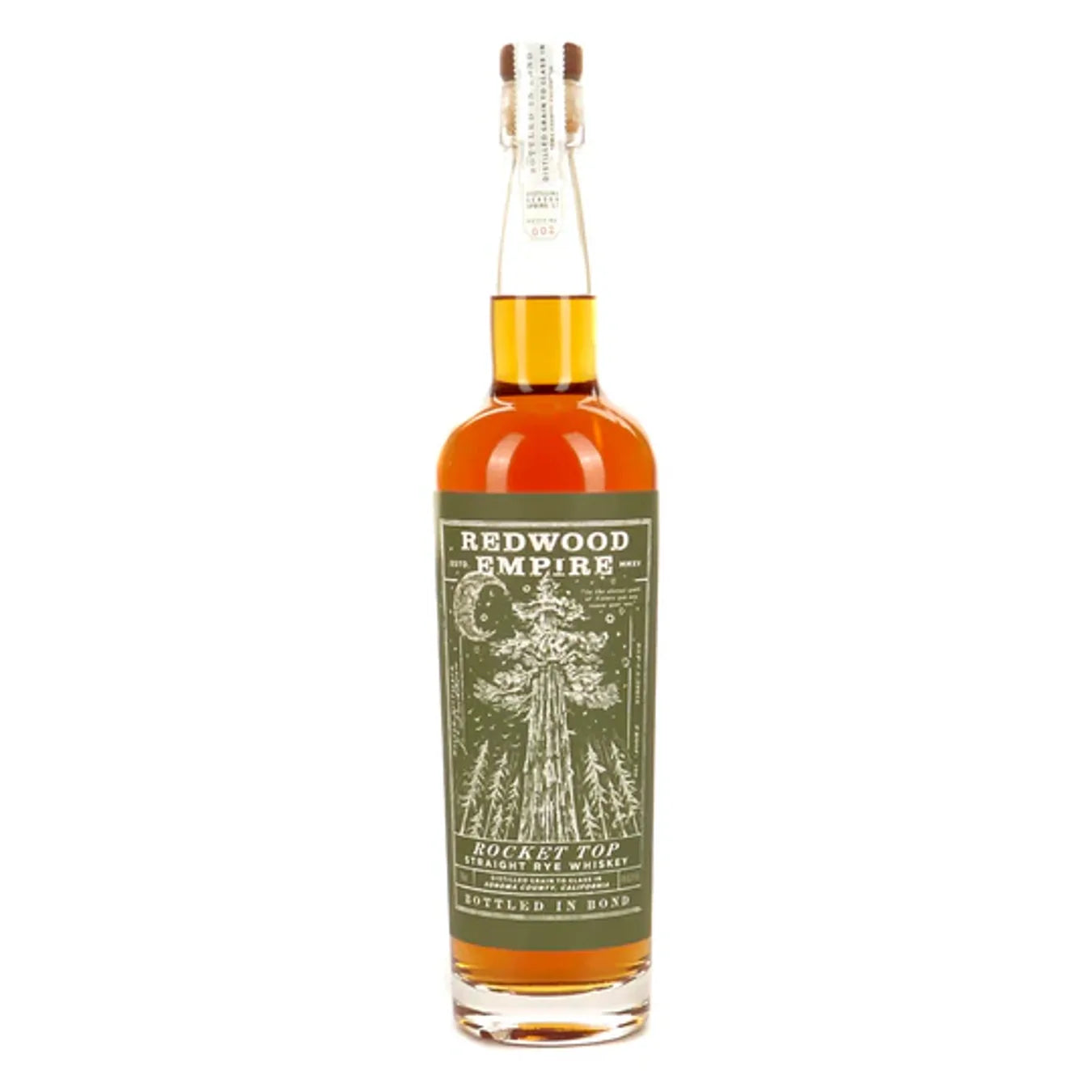Redwood Empire Rocket Top Rye Whiskey 750ml
