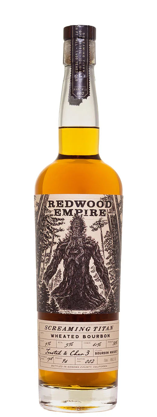 Redwood Empire Screaming Titan Bourbon Whiskey