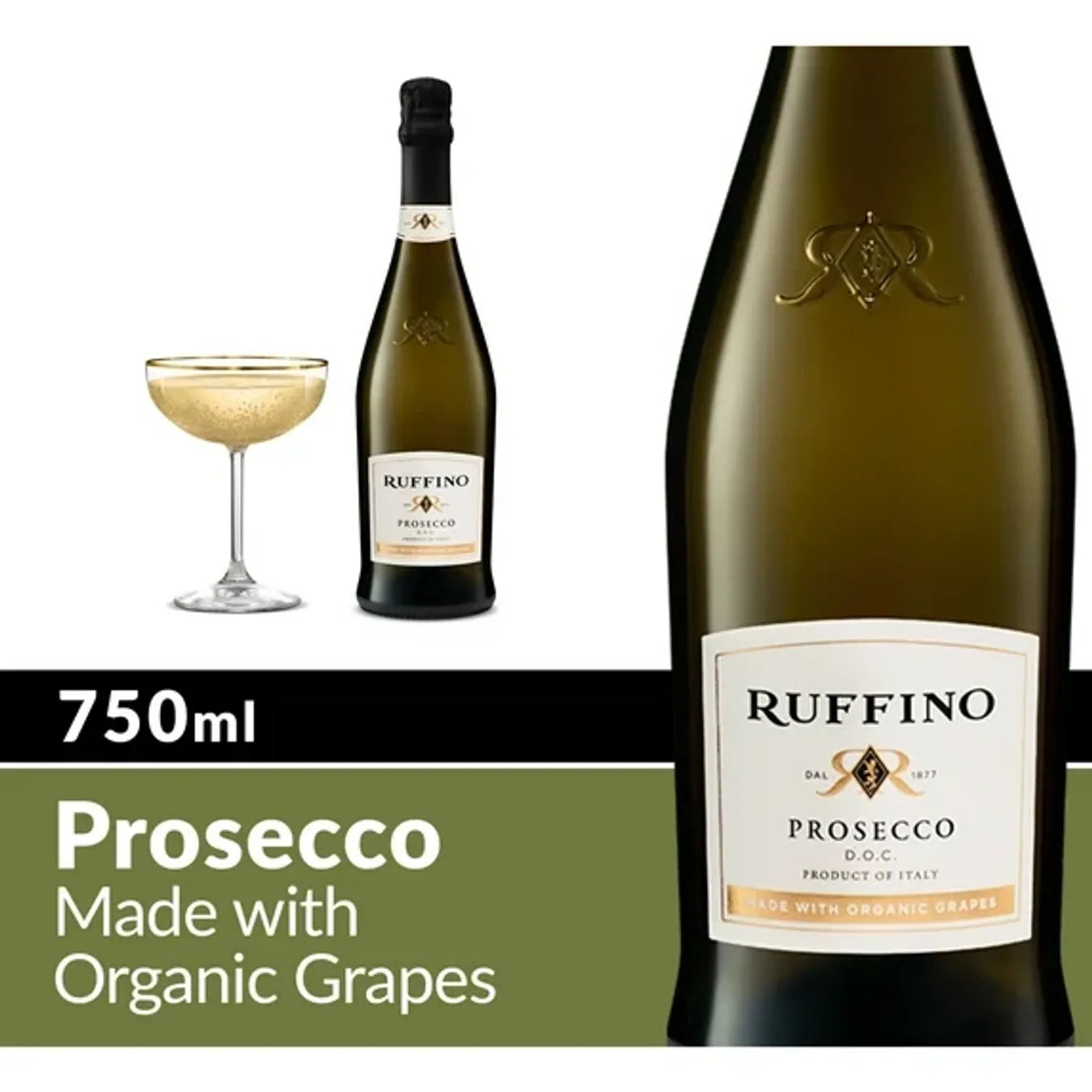 Ruffino Organic Prosecco 750ml