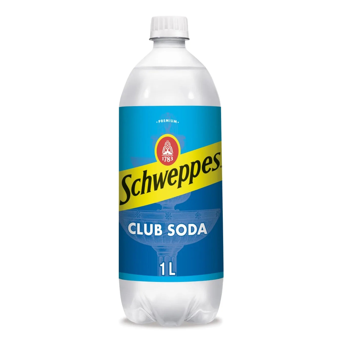 Schweppes Club Soda 1L