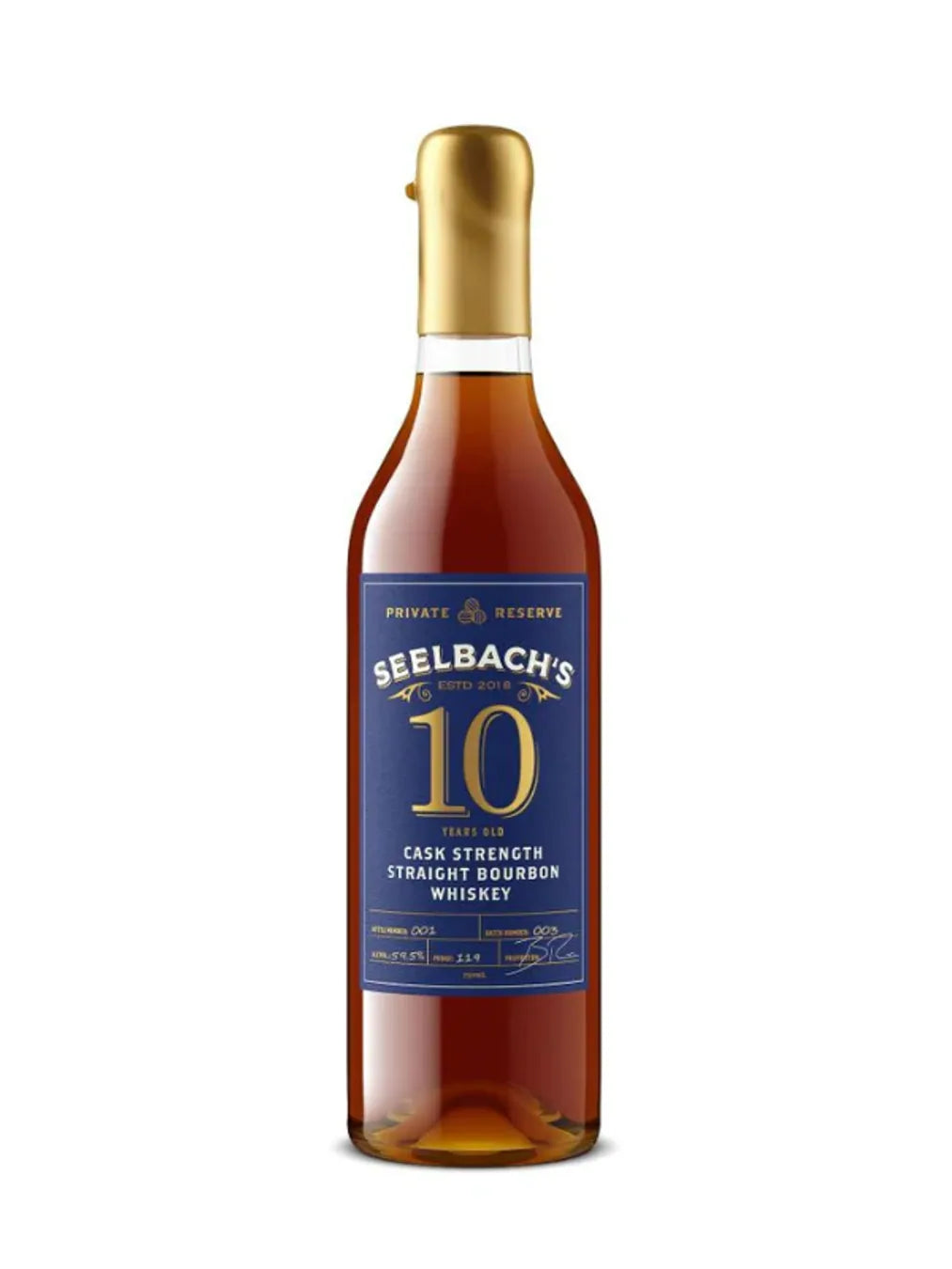 Seelbach’s 10 Year Cask Strength Bourbon