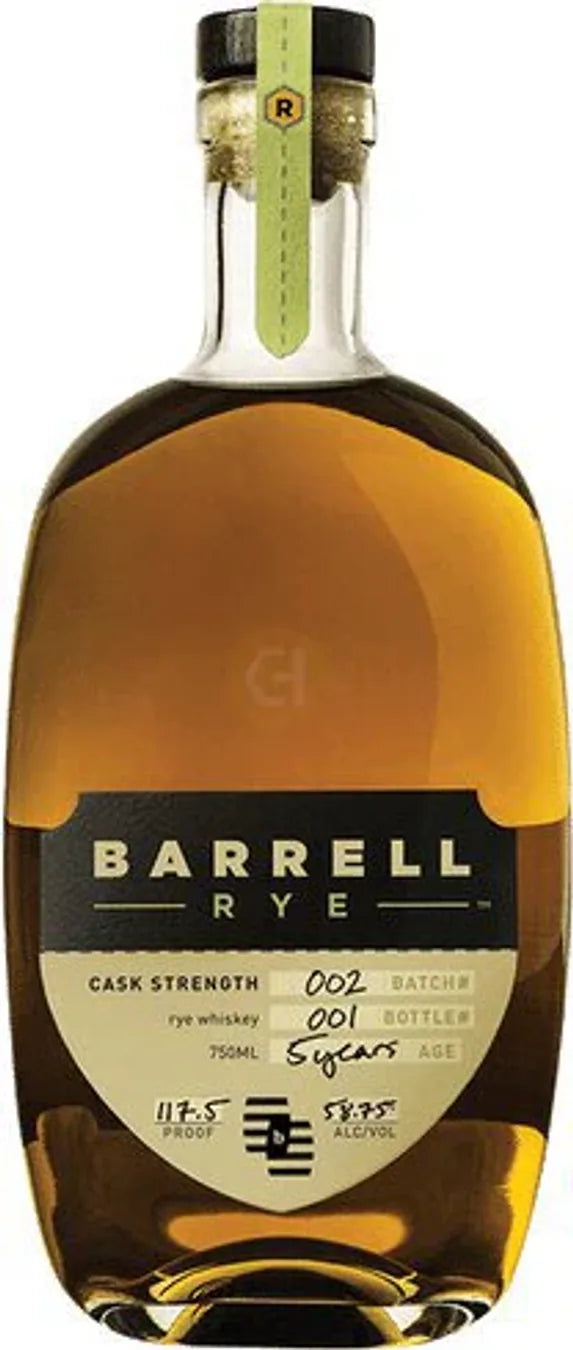 Short Barrel 101 Rye Whiskey 750ml