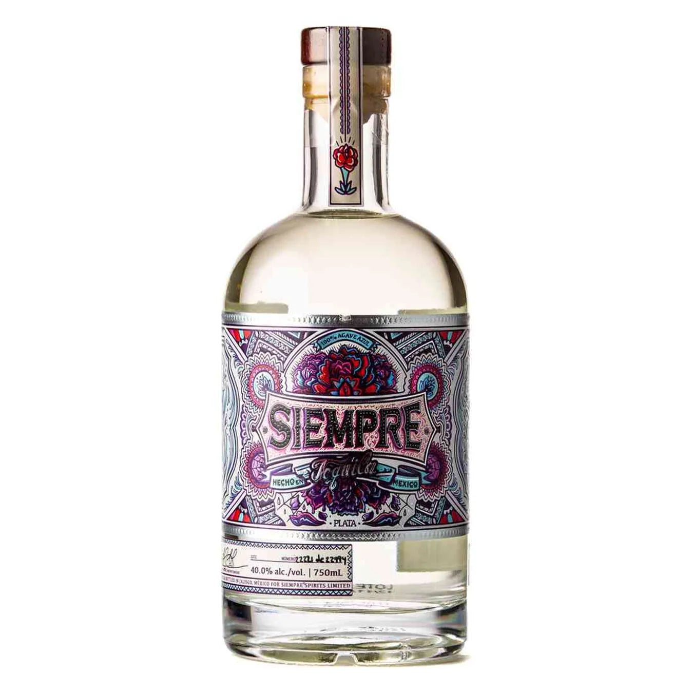 Siempre Silver Tequila 750ml