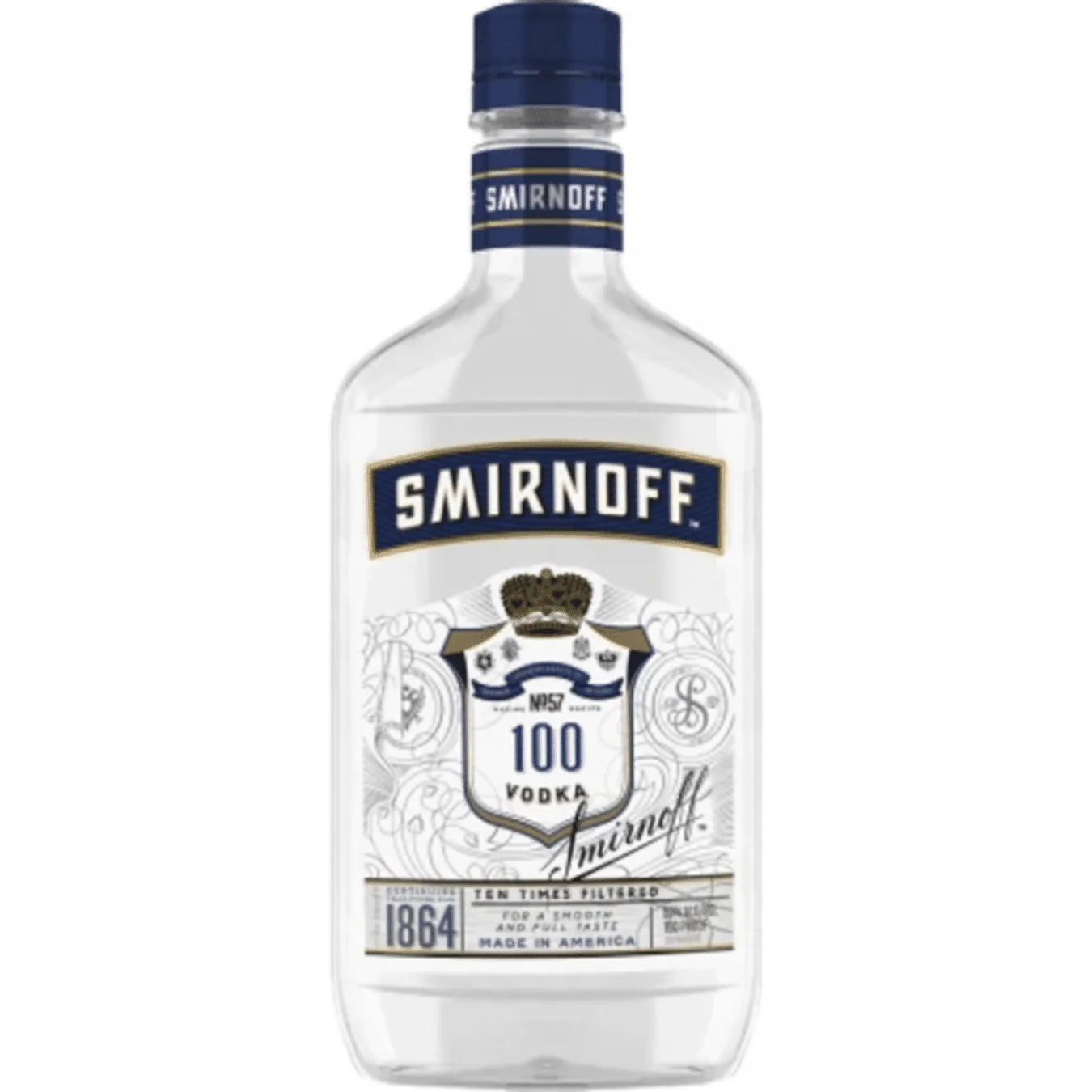 Smirnoff Blue 100 Proof Vodka 375ml
