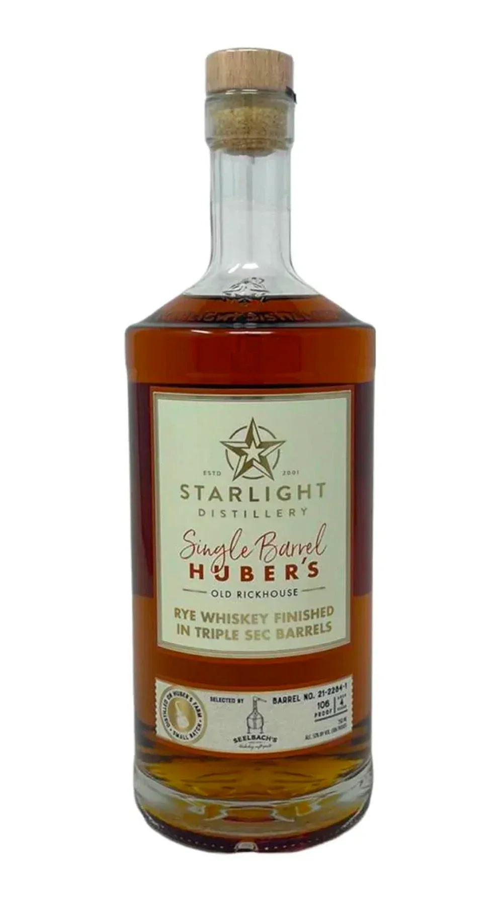 Starlight Rye Rum Finish Whiskey