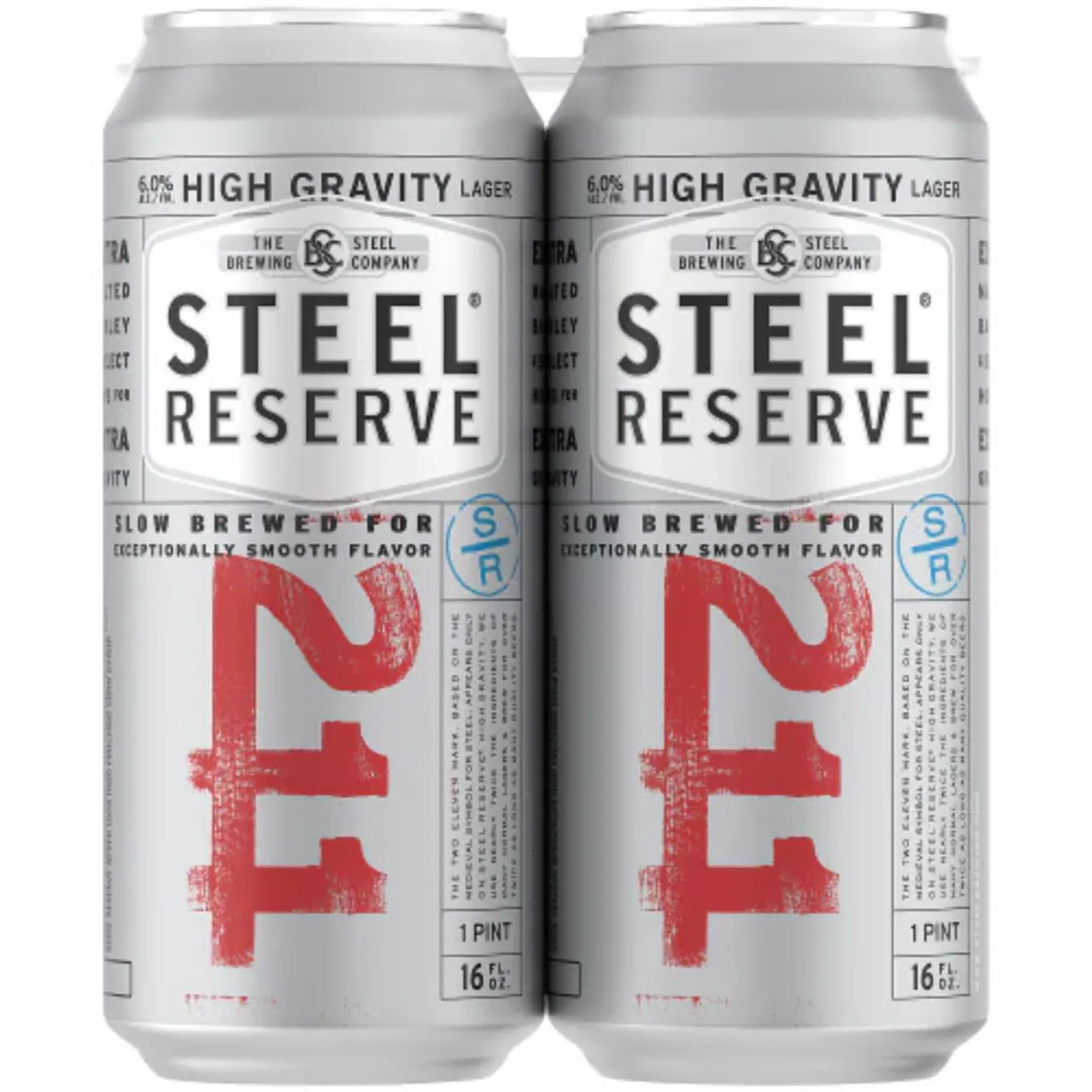 Steel Reserve 211 Malt Liquor 4 Pack 16oz