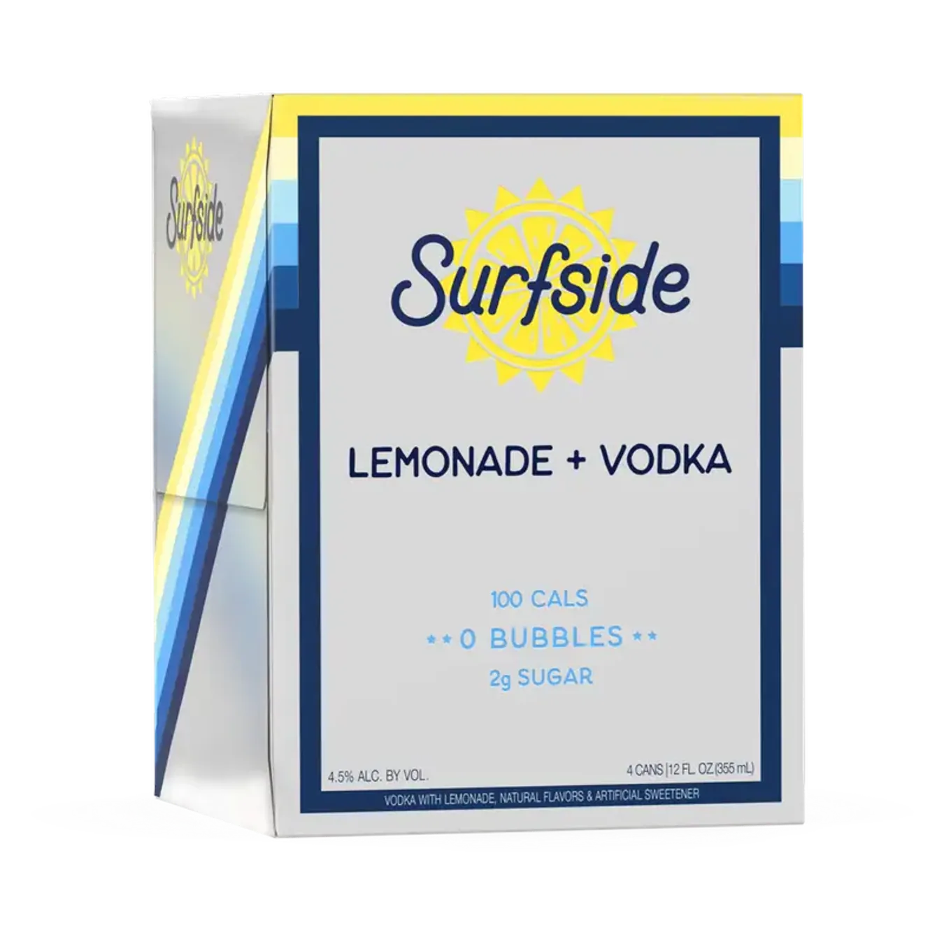 Surfside Lemonade Vodka 4 Pack 12oz