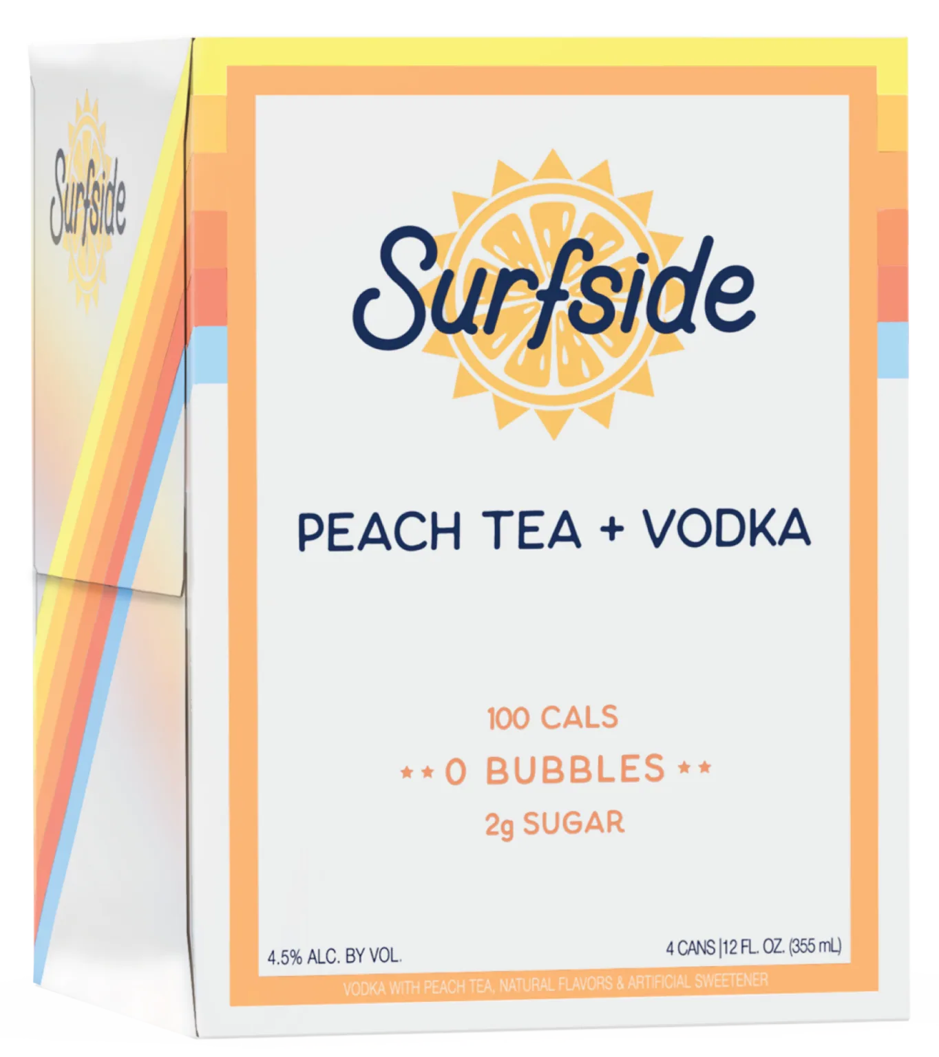 Surfside Peach Tea & Vodka 4 Pack 12oz