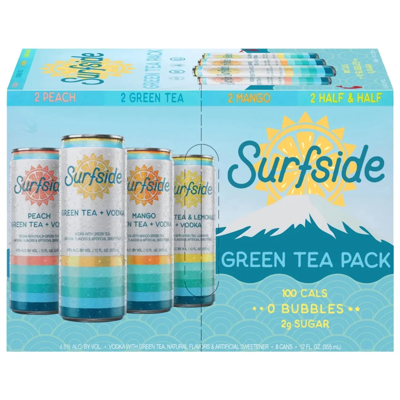 Surfside Tea & Vodka Variety Pack 8 Pack