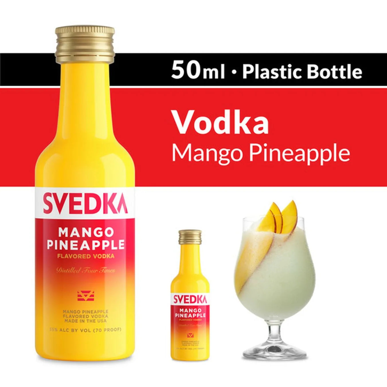 Svedka Mango Pineapple Vodka 50ml