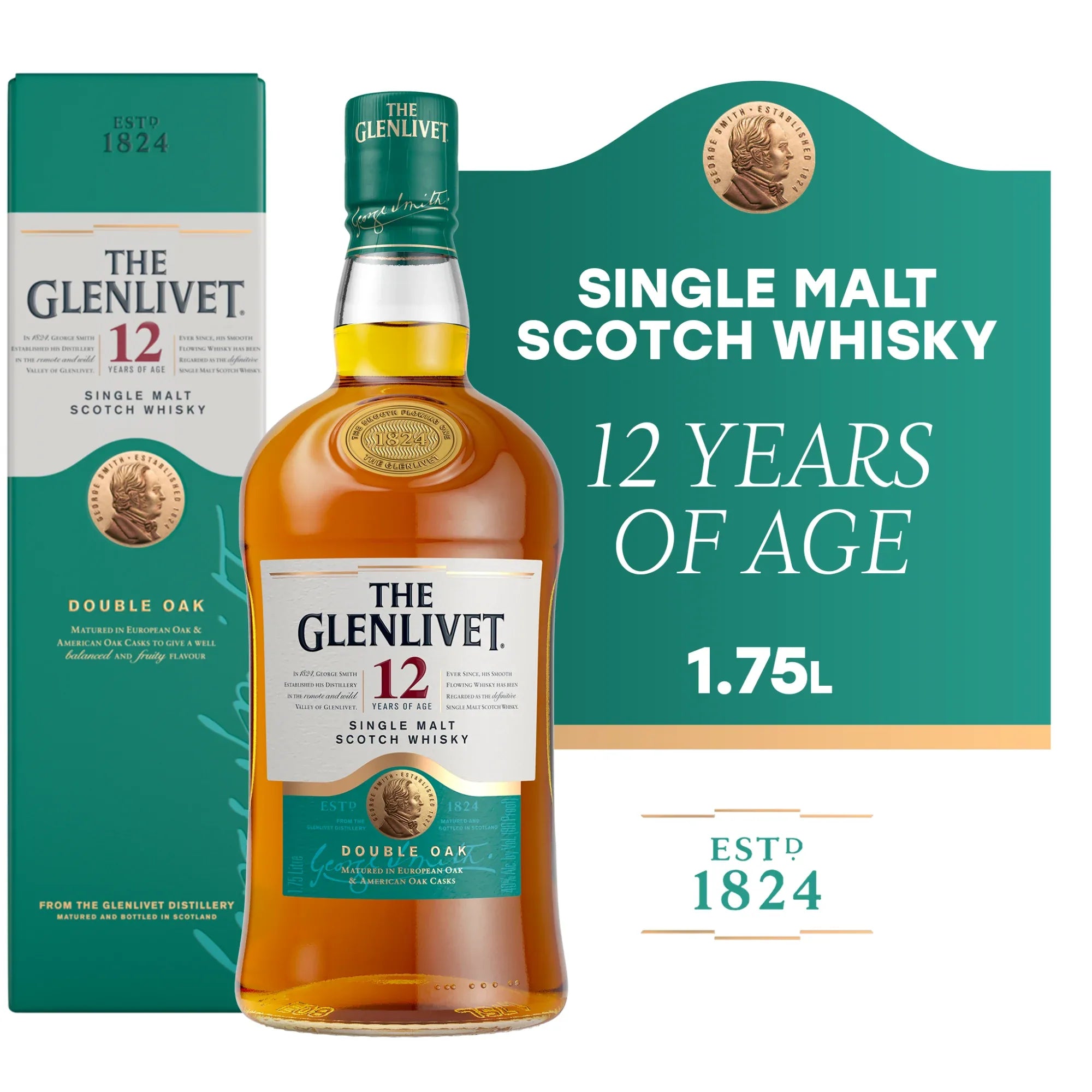 The Glenlivet 12 Year Scotch 1.75L