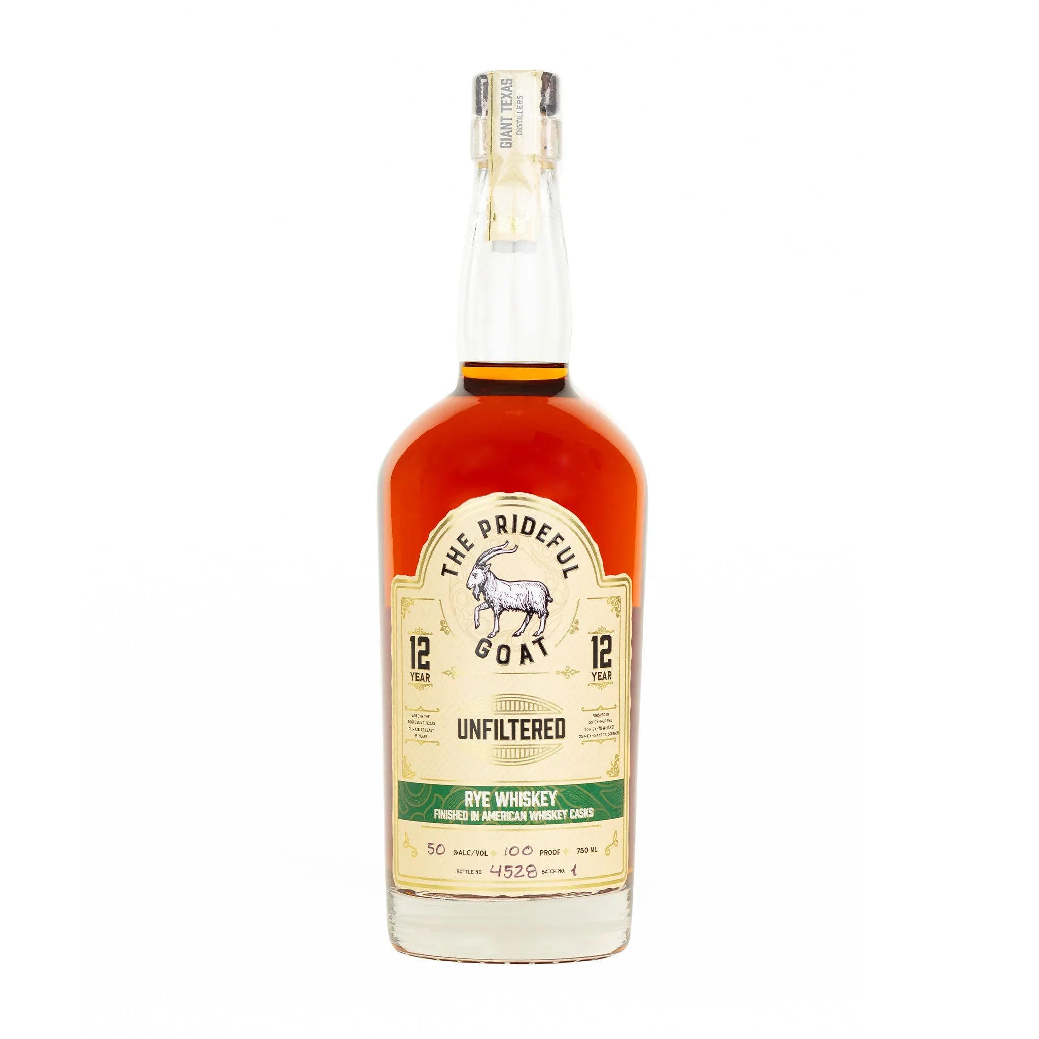 The Prideful Goat Rye Whiskey