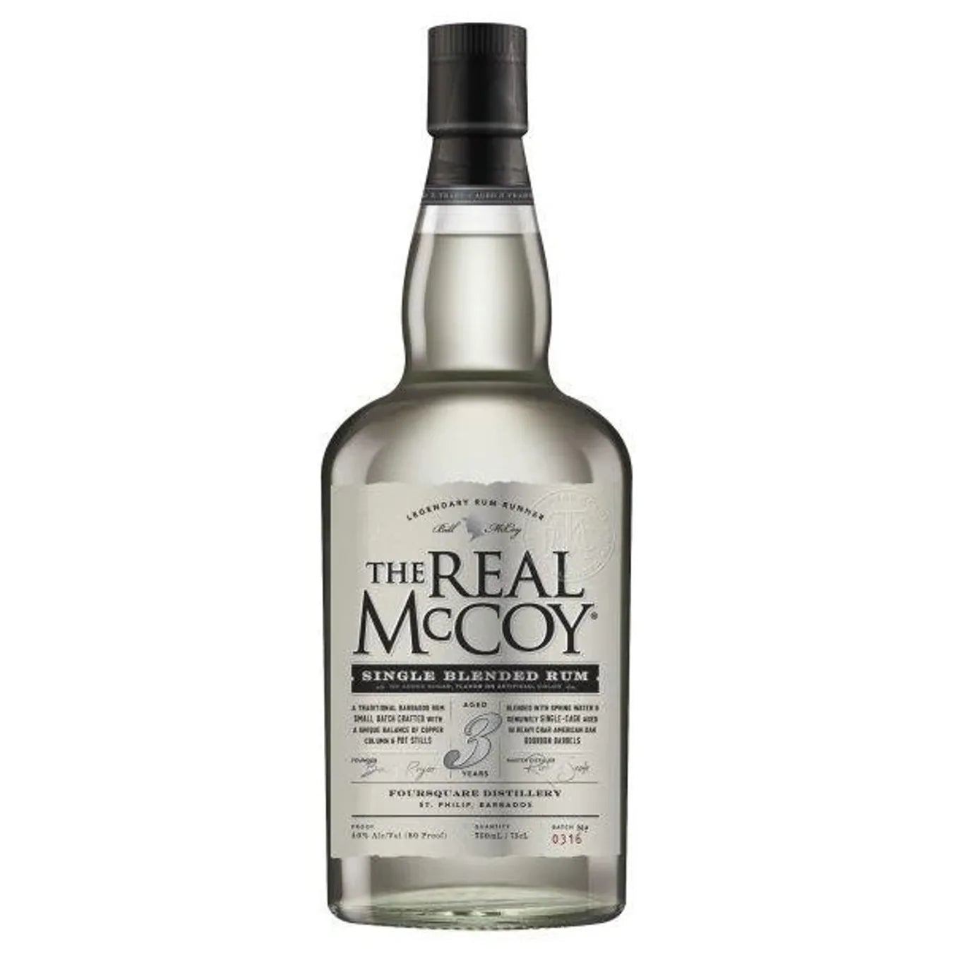 The Real McCoy 3 Year Rum 750ml