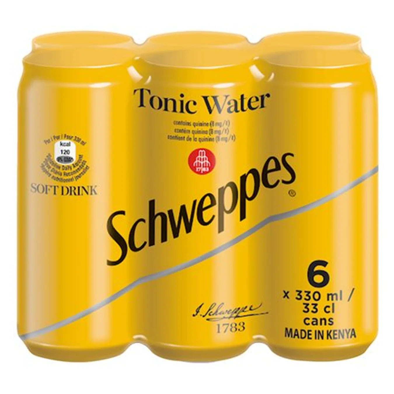 Tonic Water 6 Pack Cans