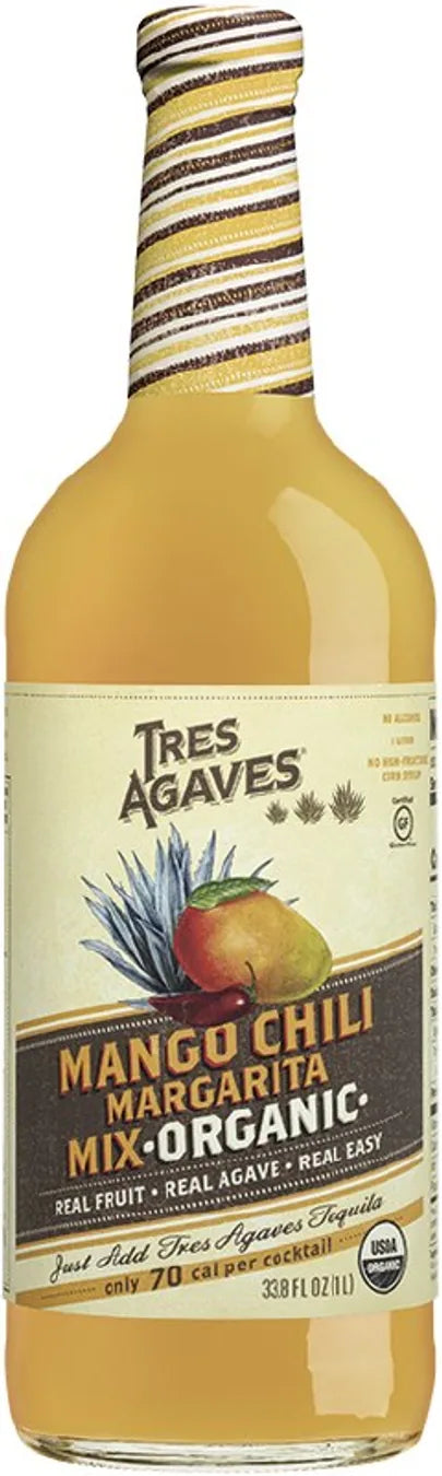Tres Agaves Mango Chili Margarita Mix 1L