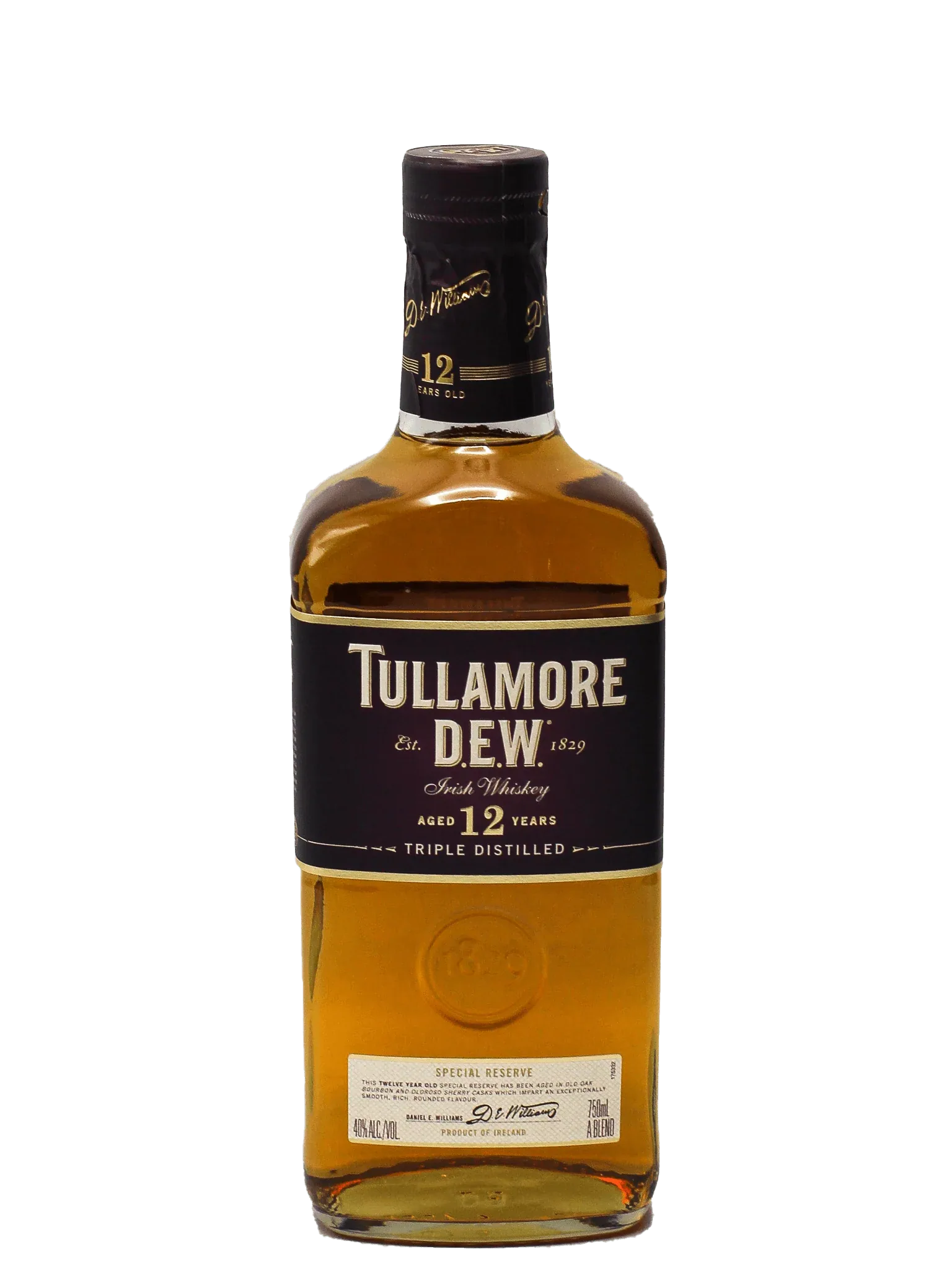 Tullamore Dew 12 Year Irish Whiskey 750ml