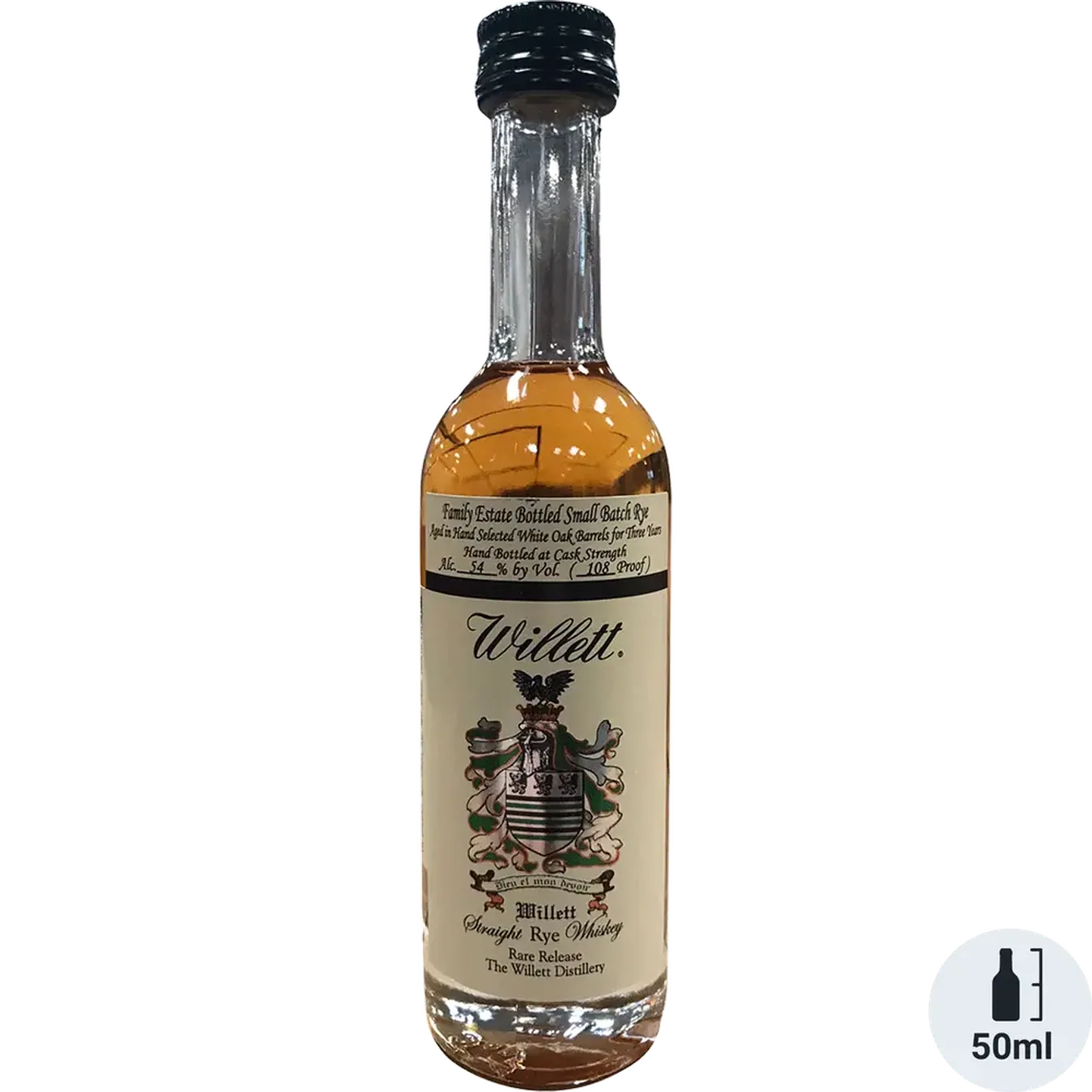 Willett 3 Year Estate Rye Whiskey 50ml