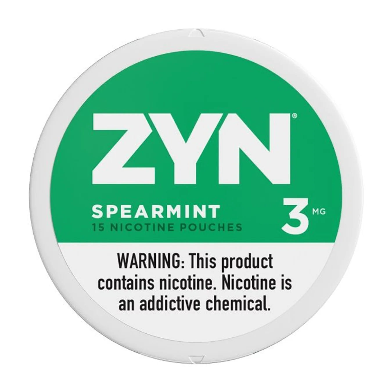 Zyn Spearmint Nicotine Pouches 3mg